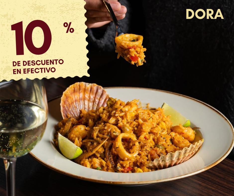 10% de descuento en efectivo en Dora Cocina Peruana